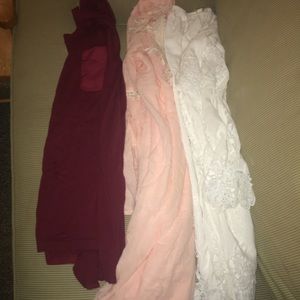 3 long sleeve high end dress shirts size large